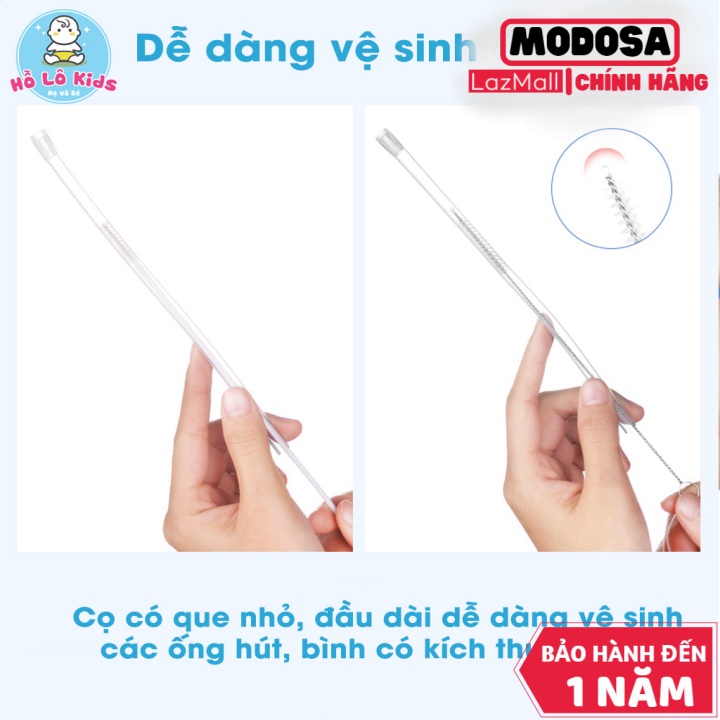 Bộ Cọ Bình Sữa Vouller Bọt Biển 6 Chi Tiết, Cọ Mút Xốp Rửa Bình, Núm Bình Cho Bé Hồ Lô Kids