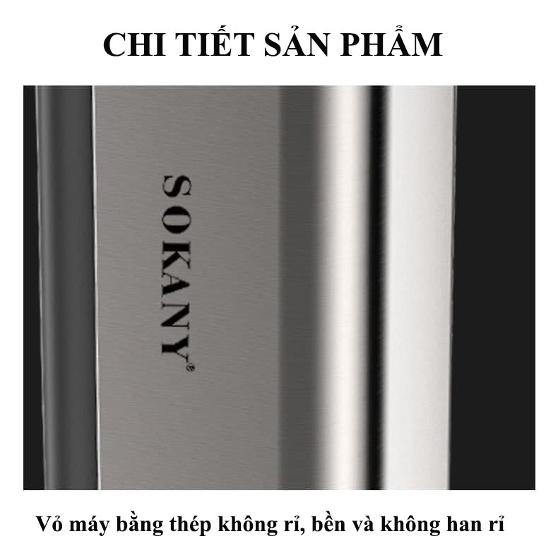 [ LỖI 1 ĐỔI 1 - BẢO HÀNH 12 THÁNG ] Máy đánh trứng cầm tay SOKANY 800W có 5 tốc độ điều chỉnh chuyên dụng -LOẠI GIỐNG HG