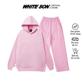SET HOODIE + SWEATPANTS "LOGO SS21" BLOSSOM