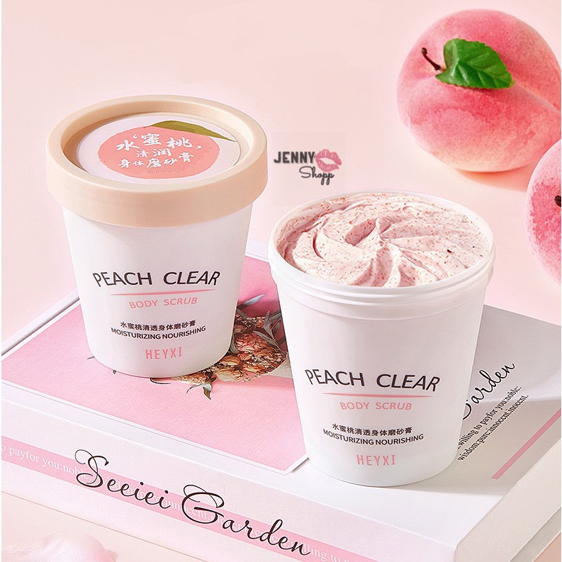 Tẩy Da Chết Toàn Thân Hương Đào Heyxi Peach Clear Body Scrub | BigBuy360 - bigbuy360.vn