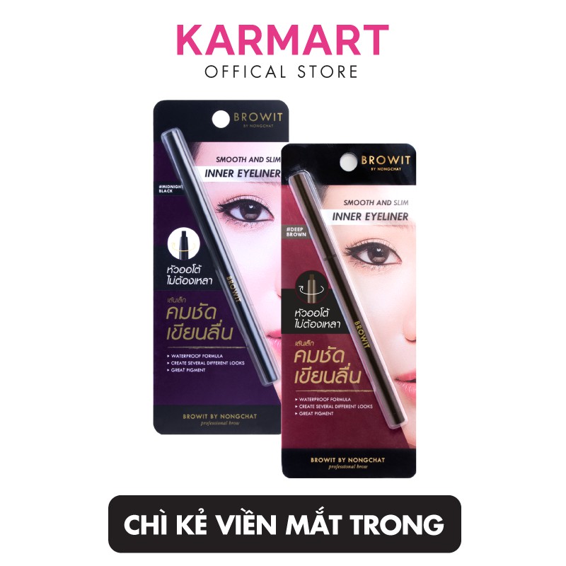 Kẻ Viền Mắt Trong Browit Smooth And Slim Inner Eyeliner 0.1g