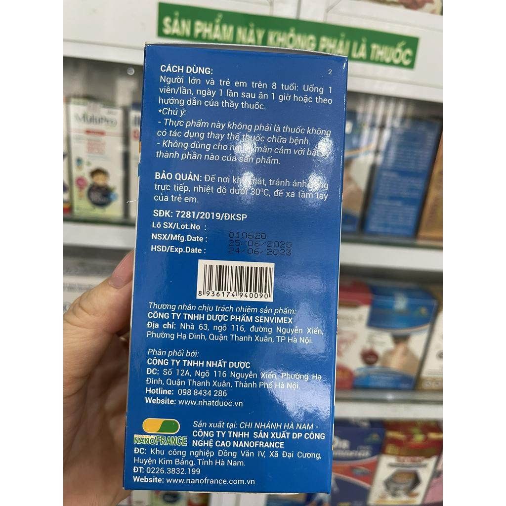 Viên uống Canxi Aqua Nano - 30 viên- Nhất Dược