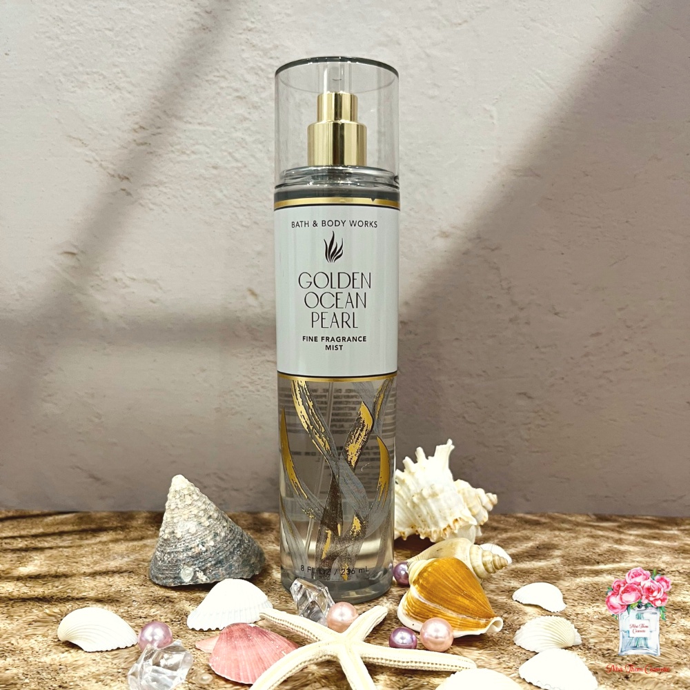 Xịt Thơm Toàn Thân Bath & Body Works Golden Ocean Pearl Hương Hoa Quả Nhiệt Đới Ngọt Ngào Thanh Mát 236ml