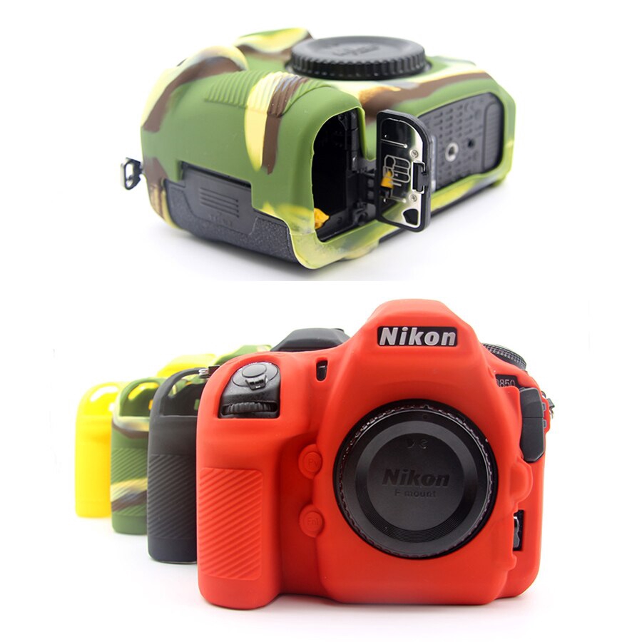 Silicone Vỏ Silicon Bảo Vệ Ống Kính Máy Ảnh nikon d850 d750 d7500