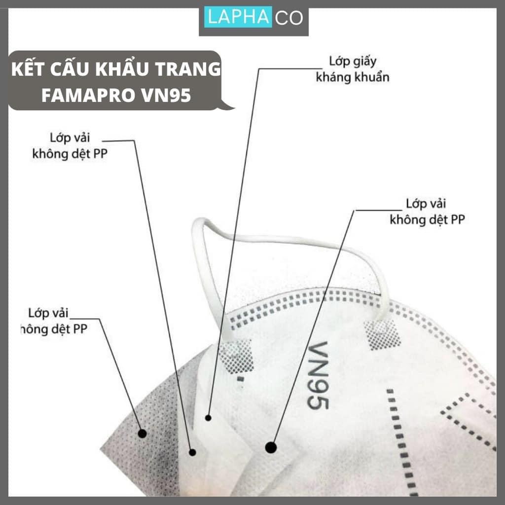[HỘP 10 CÁI] Khẩu trang N95 Kháng Khuẩn Chống Bụi Mịn Loại CHính Hãng