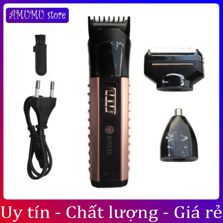 Tông đơ cắt tóc kiêm máy cạo râu, cắt mũi Boteng BT-T1