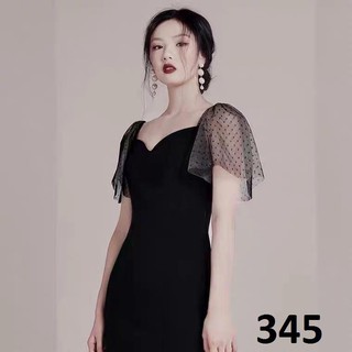 ĐẦM PHỐI TAY LƯỚI NỮ TÍNH-345