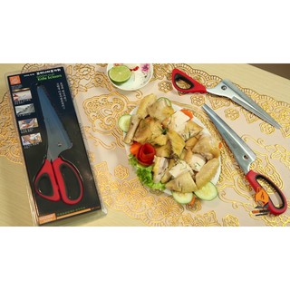 Kéo cắt gà cao cấp GGomi Hàn Quốc – Sz 29 cm Cán đỏ