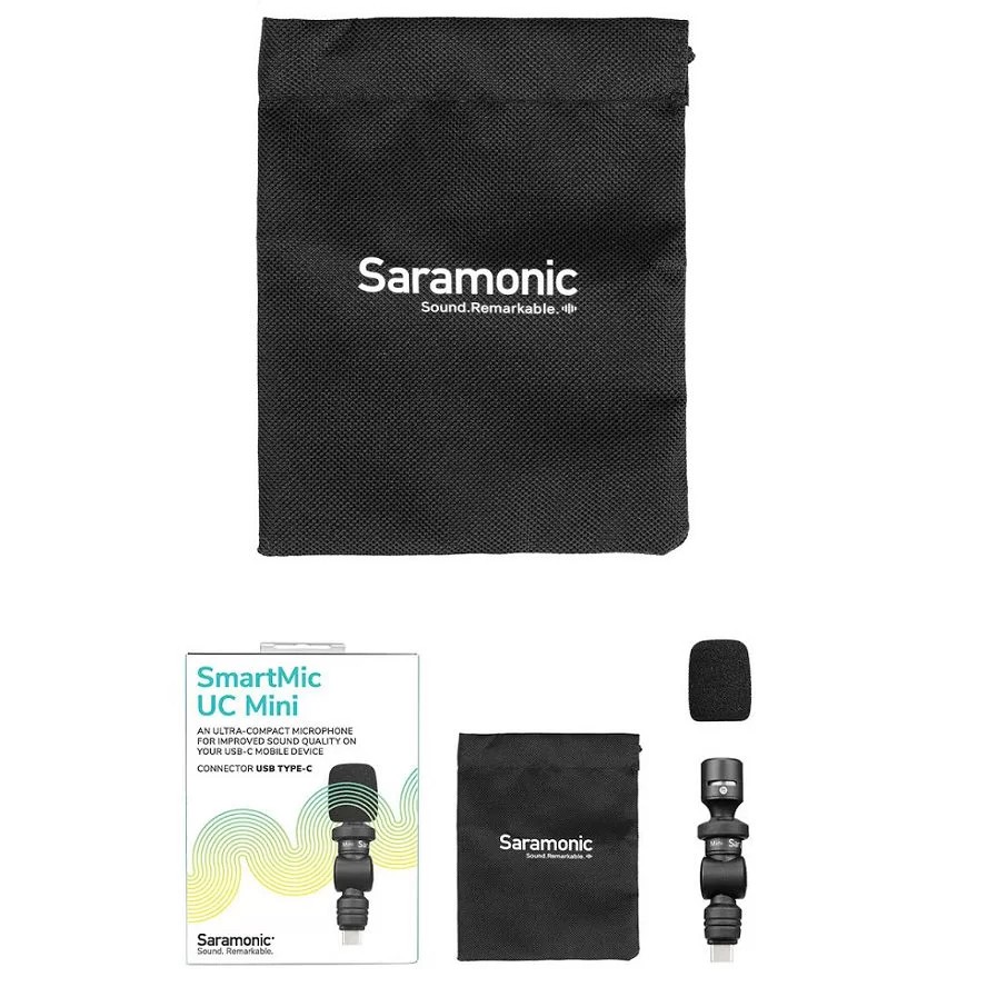 MICRO THU ÂM SARAMONIC SMARTMIC+ UC CHO SMARTPHONE CỔNG TYPE-C