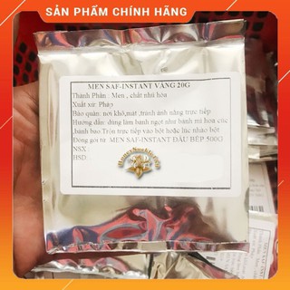 💥💧[SIÊU HOT]💥💧 Men Khô Instant Saf Vàng Dùng Làm Bánh Ngọt Hoa Cúc,Bánh Bao Túi 20g [GIÁ RẺ]💥💧