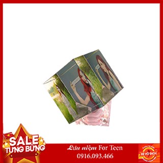 pha lê Lập Phương ( in ảnh theo yêu cầu )
