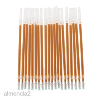 20 Pieces 0.7mm Gold Glitter Ink Gel Pen Refills Dark Gold