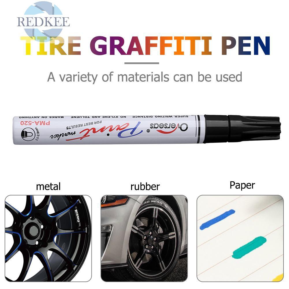 Bút lông dầu chống nước trang trí lốp xe hơi