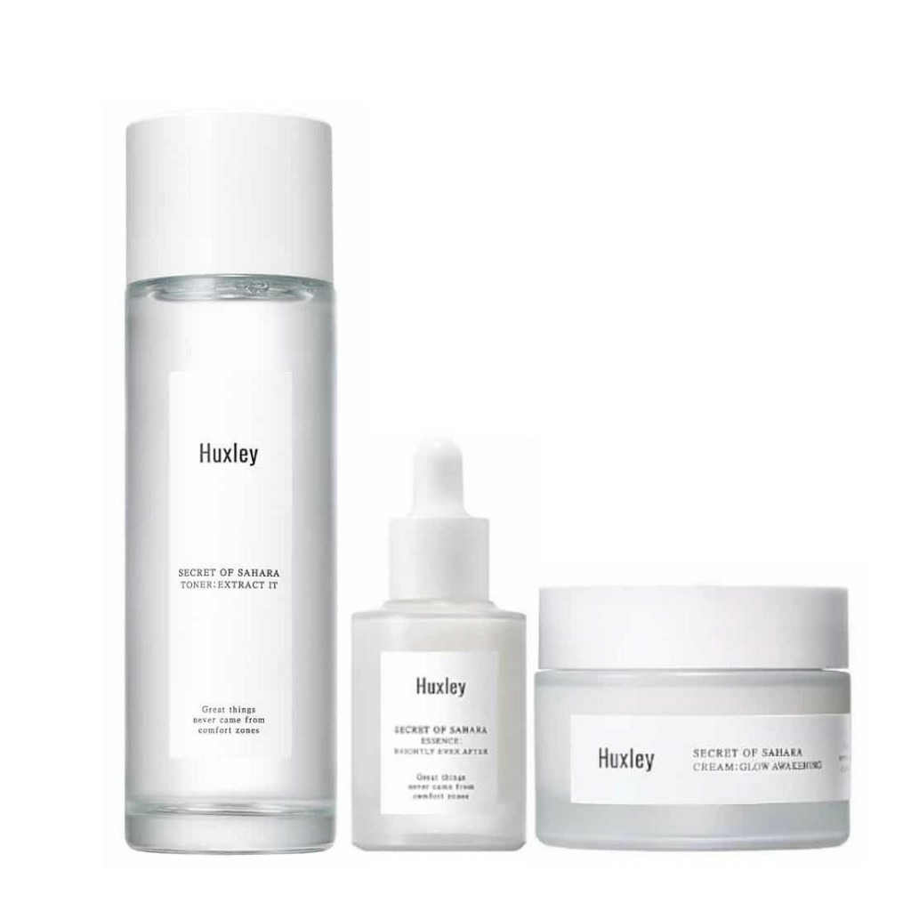 Bộ 3 Món Dưỡng Trắng Sáng HUXLEY Brightening Care Trio Set