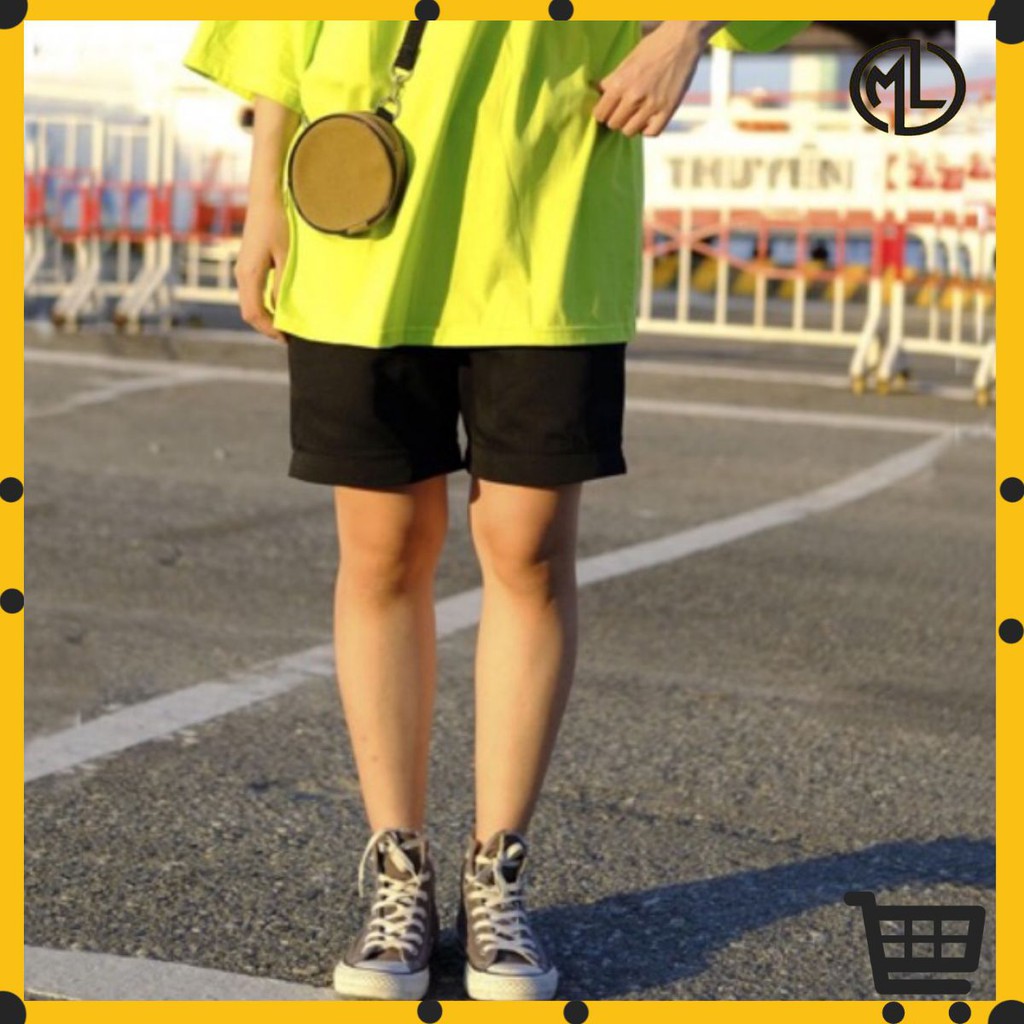 Quần short kaki nữ lưng thun vải đẹp | BigBuy360 - bigbuy360.vn