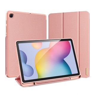 Dux DUCIS Vỏ máy tính bảng Samsung Tab S6 Lite 10.4 Bao da lật Samsung Tab S6 Lite Vỏ chân đế lật Vỏ thông minh Samsung iPad có khe cắm bút
