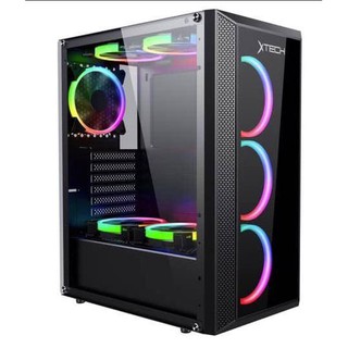 Vỏ máy tính XTECH Gaming F3 Mặt kính cường lực
