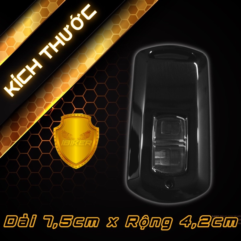 Bọc chìa khoá smartkey TPU LUXURY trang trí, bảo vệ remote 2 nút xe Honda