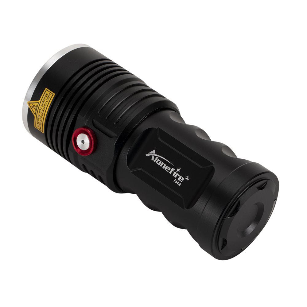 Đèn pin ALONEFIRE H42 3x XHP50 10000 lumen siêu sáng/ có thể sạc lại/ chống thấm nước