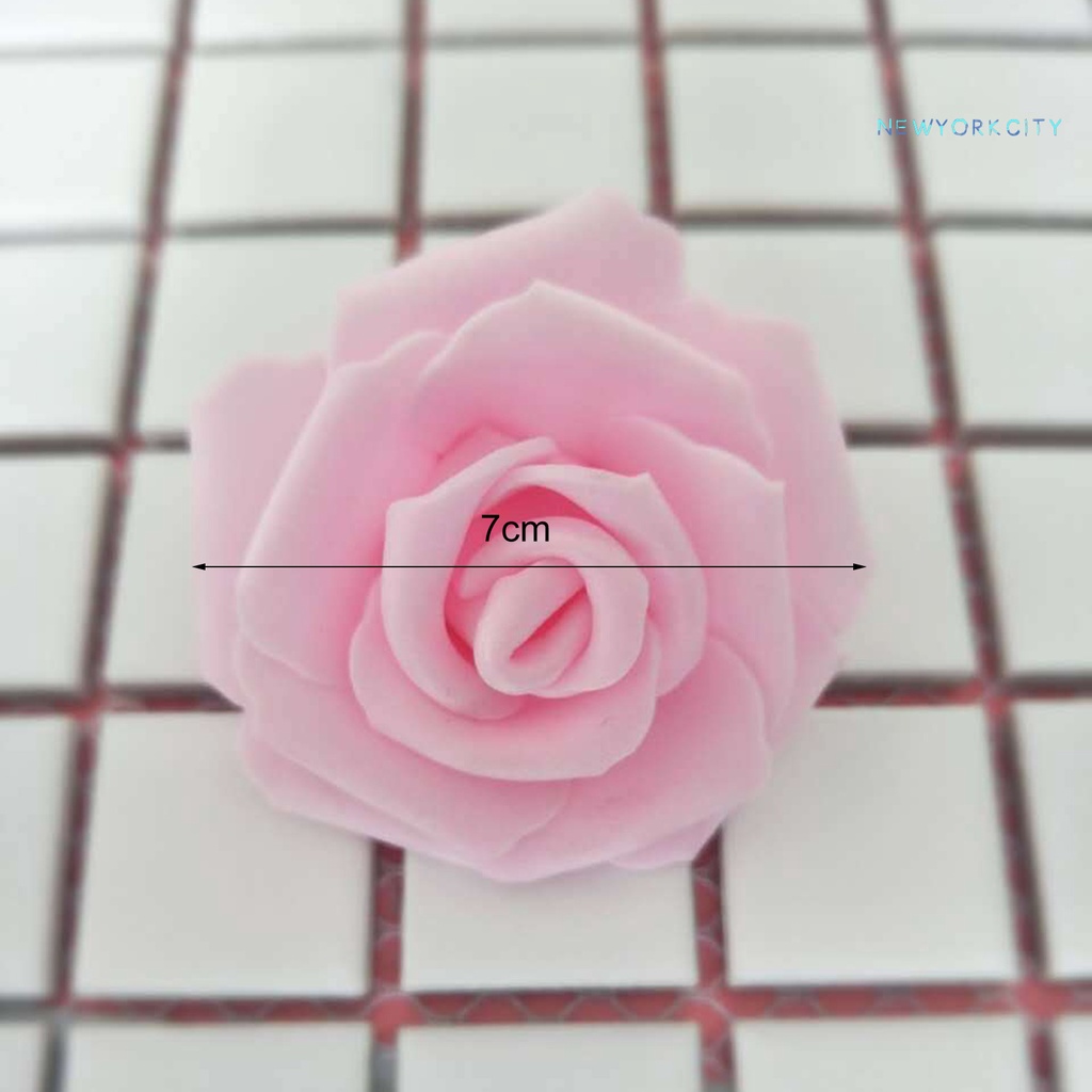 Set 100 Hoa Hồng Giả Nhiều Màu Sắc Dùng Để Trang Trí Tiệc Cưới