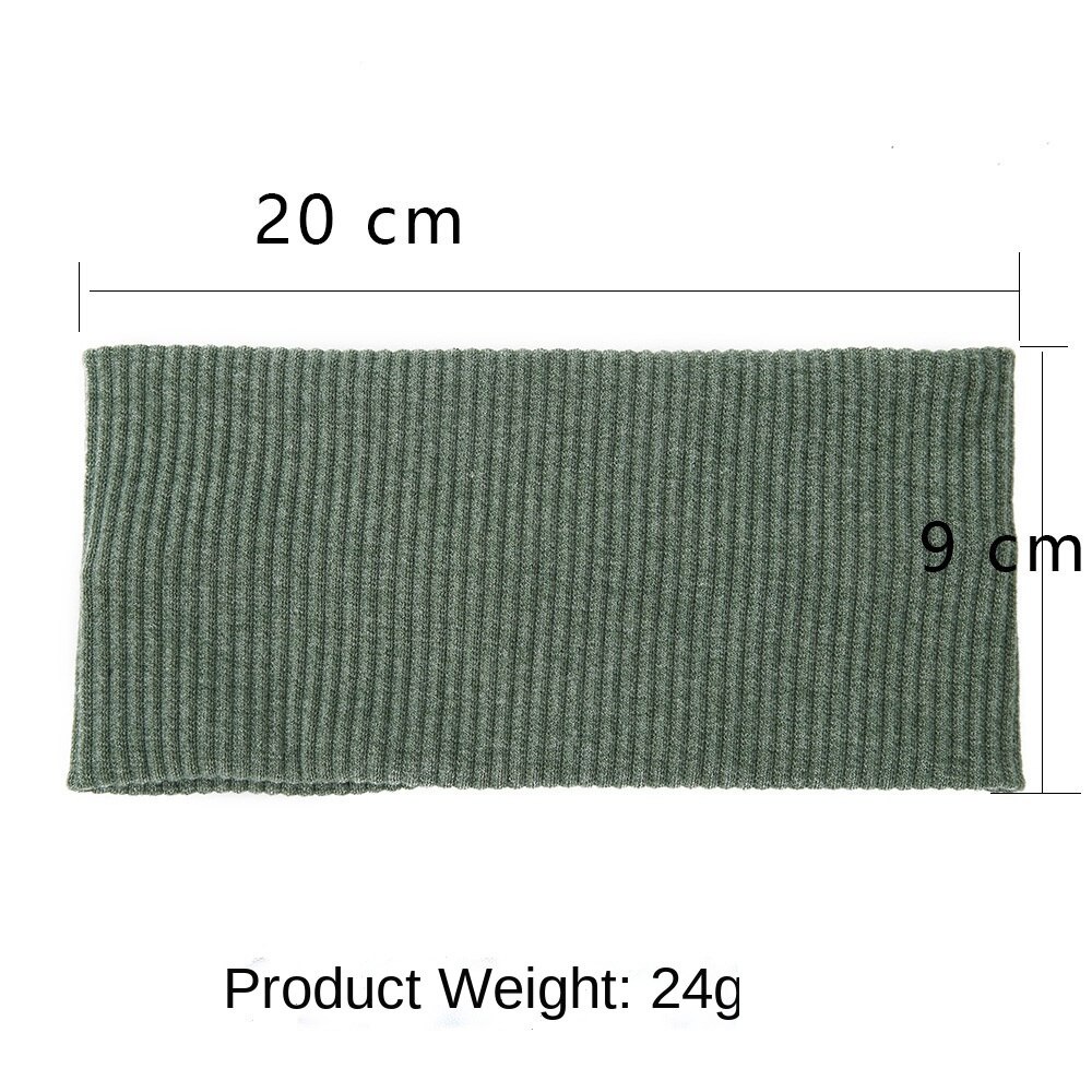 Băng Đô Cài Tóc Bản Rộng Co Giãn Phong Cách Âu Mỹ Màu Sắc Đơn Giản Thời Trang Cho Nữ