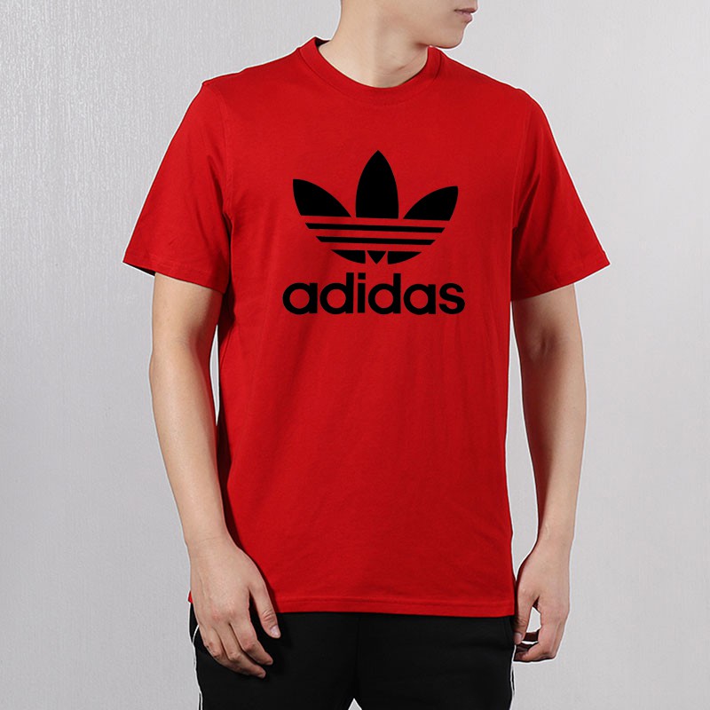 ADIDAS Áo Thun Thể Thao Tay Ngắn In Logo Lớn Có Size S-4Xl Dành Cho Nam Giới