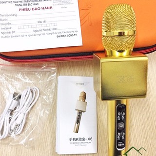Mic kèm loa X6 Karaoke Bluetooth