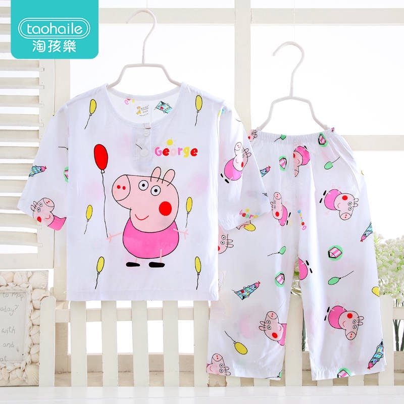 bộ đồ ngủ cotton cho bé