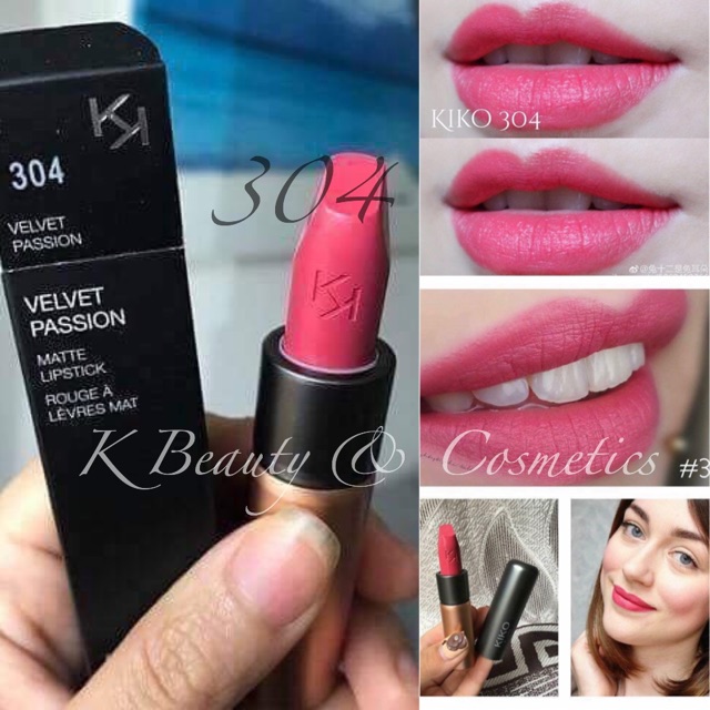 Son Môi Kiko Velvet Passion Matte Lipstick