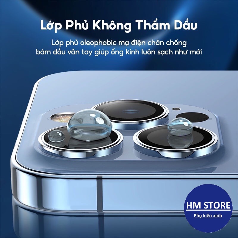 Vòng cường lực bảo vệ Camera chống trầy xước màu nguyên bản cho iPhone