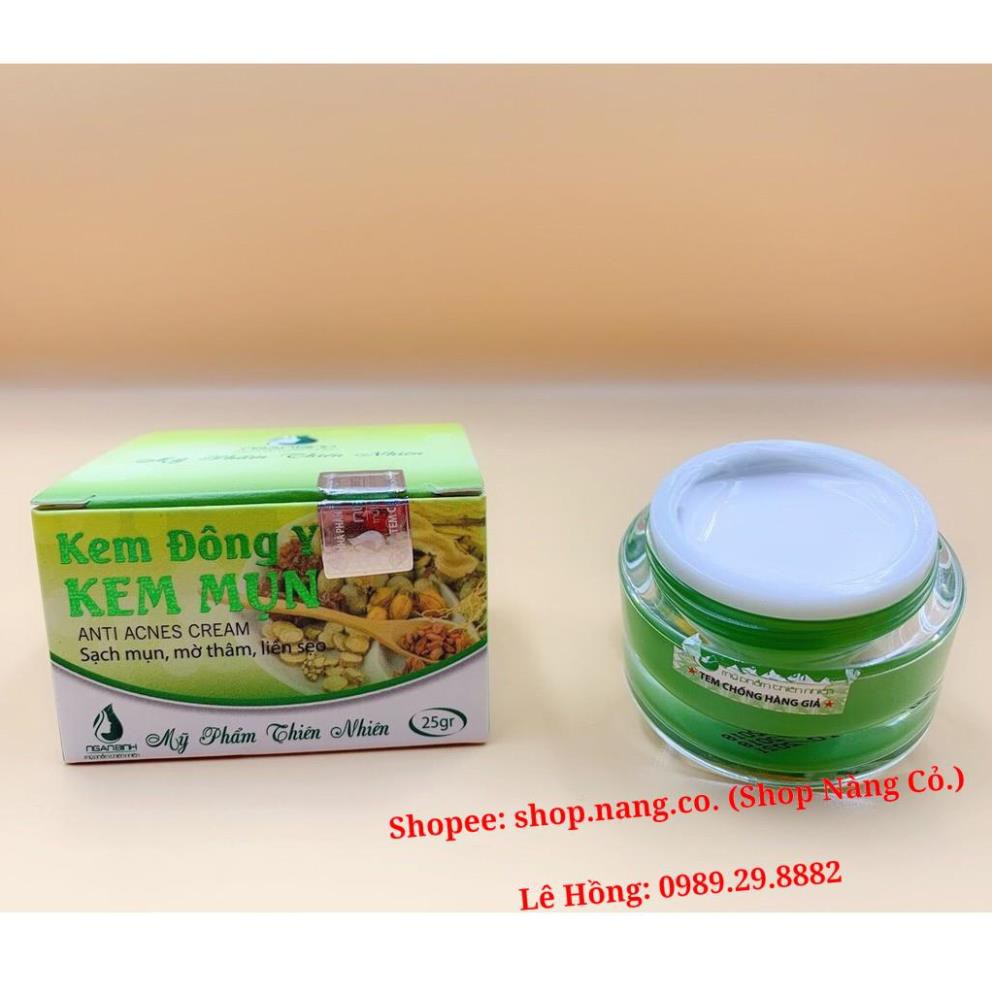 Kem Đông Y KEM MỤN Ngân Bình > Hết mụn thâm sẹo, mụn bọc mủ, mụn ẩn, mụn đầu đen > KEM XÓA MỤN ĐÔNG Y NGÂN BÌNH