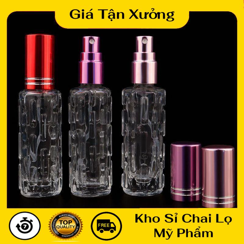 Lọ Chiết Nước Hoa ❤ TRÙM SỈ ❤ Chai lọ chiết nước hoa thủy tinh khổ qua 10ml, 15ml, phụ kiện du lịch