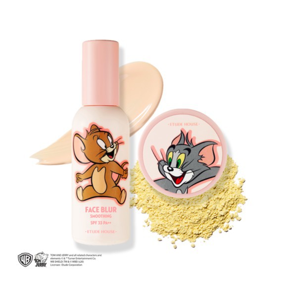 MBC-bill SéT KEM LÓT + PHẤN PHỦ EH bản Tom and Jerry Lucky Together Face Blur Planning Set | BigBuy360 - bigbuy360.vn