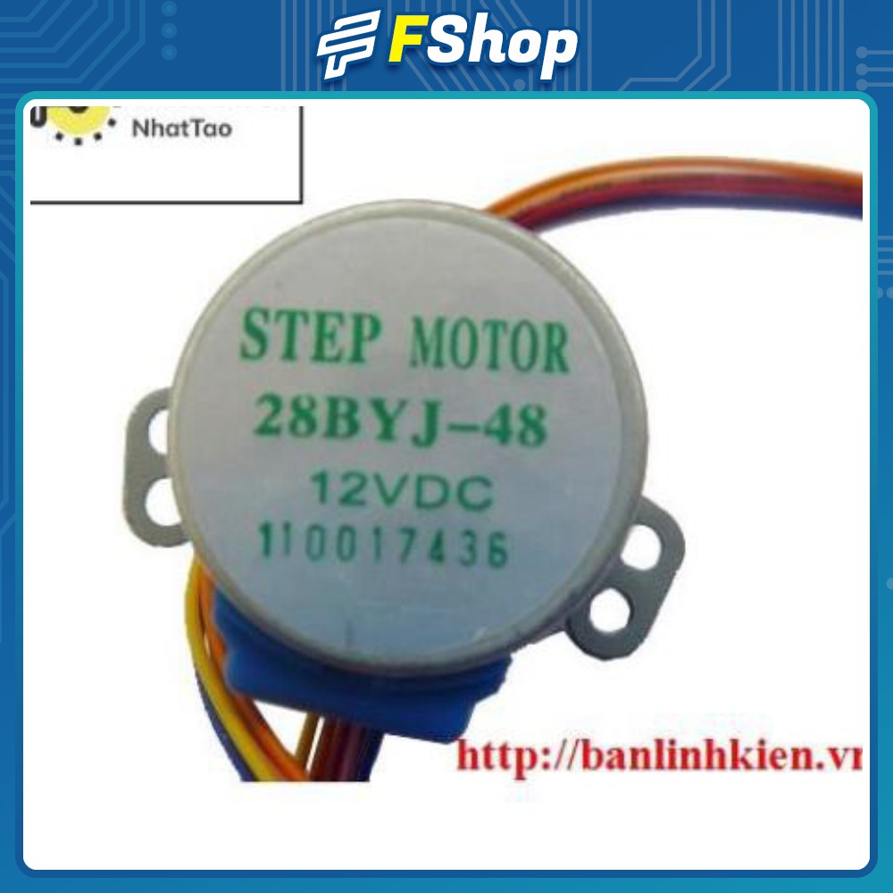 [Sale] Động Cơ Bước 12V STEP MOTOR 28BYJ-48 12VDC