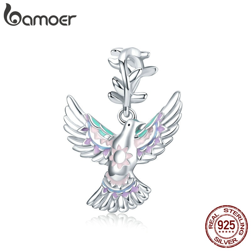 BAMOER Mặt Vòng cổ Bạc 925 Chính Hãng BSC295