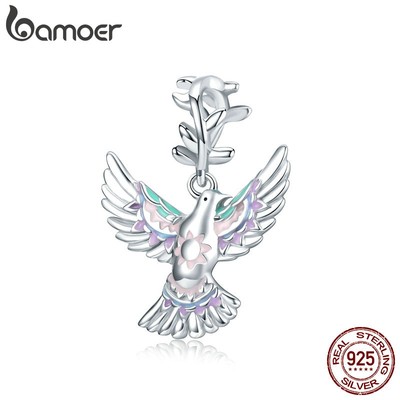 BAMOER Mặt Vòng cổ Bạc 925 Chính Hãng BSC295