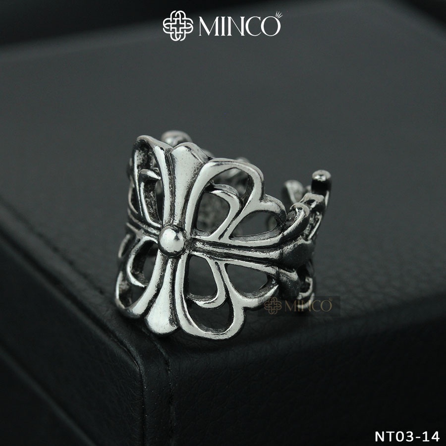 Nhẫn Nam Chrome Heart Freesize Minco Accessories phong cách phụ kiện thời trang NT03-14