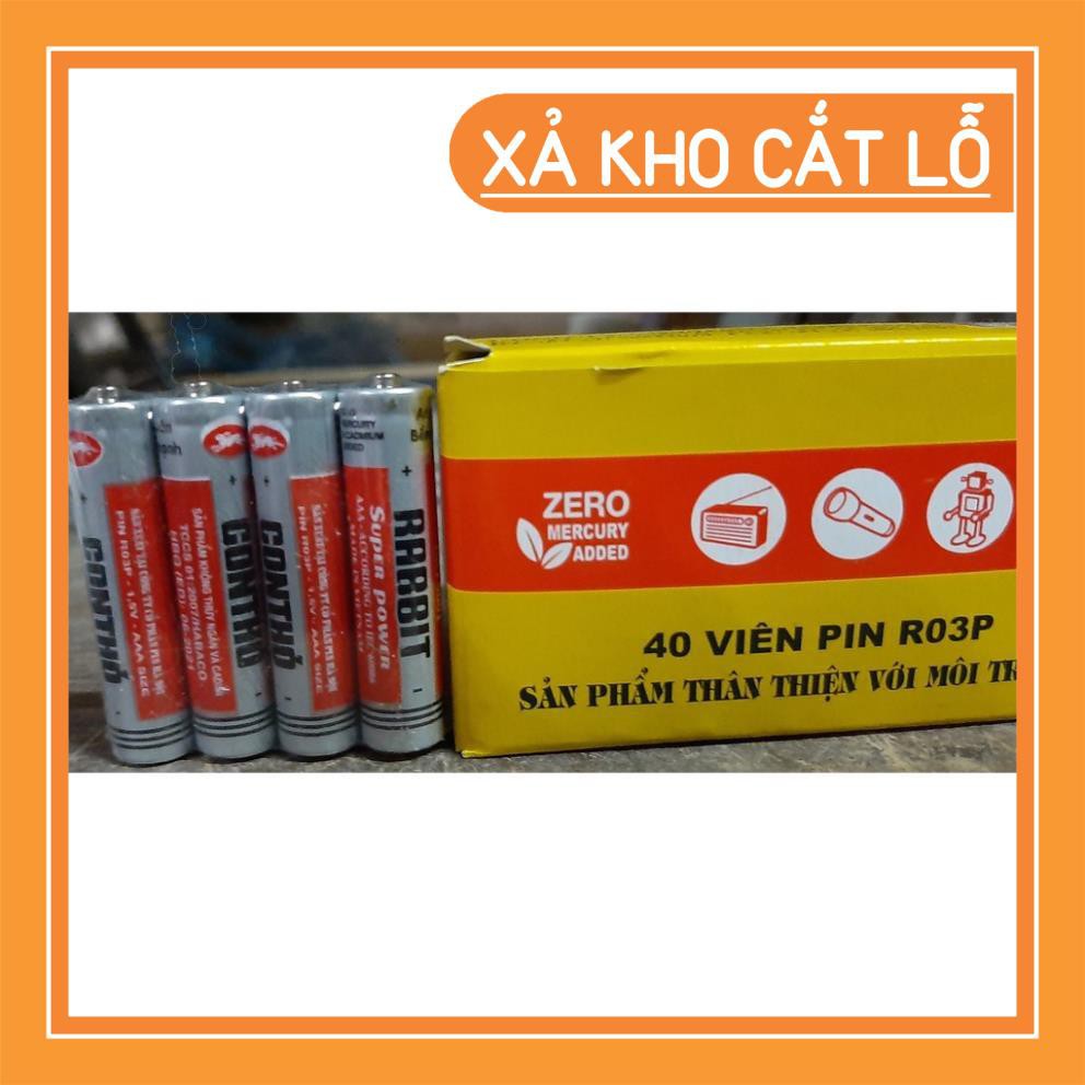 Vỉ 4 pin con thỏ 1,5V - AAA - R30P  - Hàng chính hãng