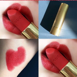 Son GUCCI rouge a leveres matte