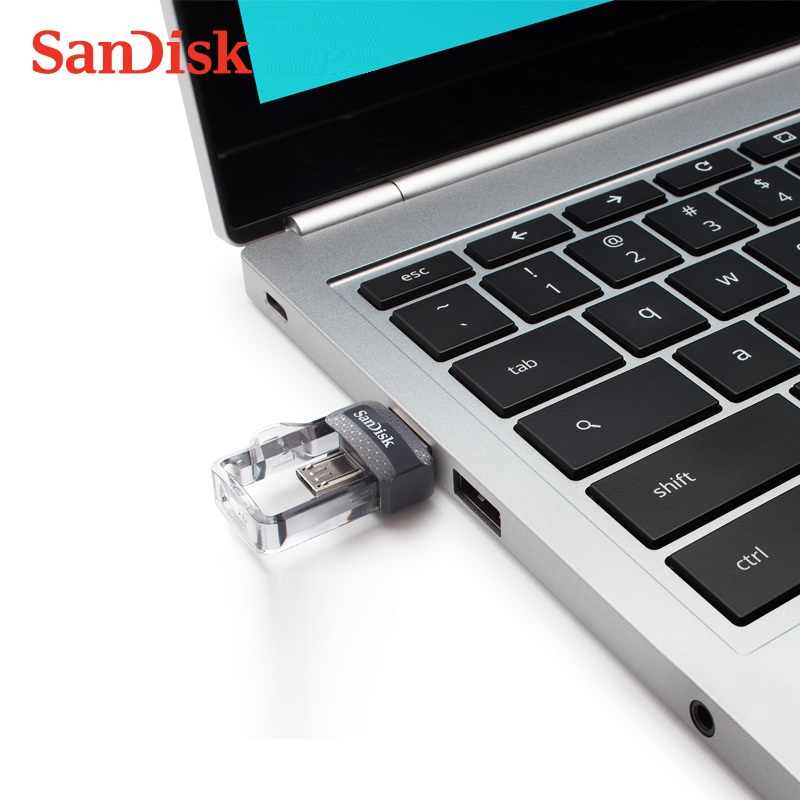 USB OTG SanDisk Ultra 128GB Dual Drive M3.0 - OTG USB 2 Đầu