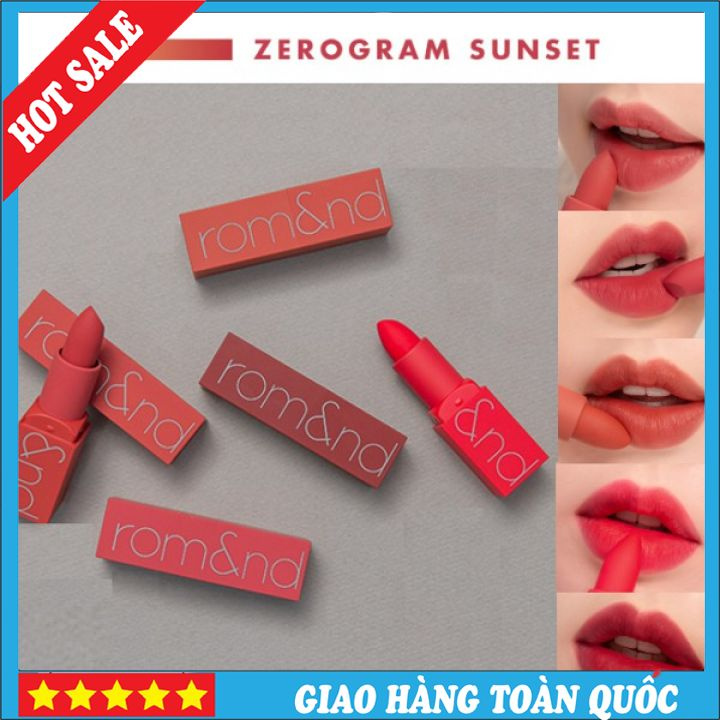 💝𝐁𝐄𝐒𝐓 𝐒𝐀𝐋𝐄💝 Son Lì Siêu Nhẹ Môi Romand Zero Gram Matte Lipstick