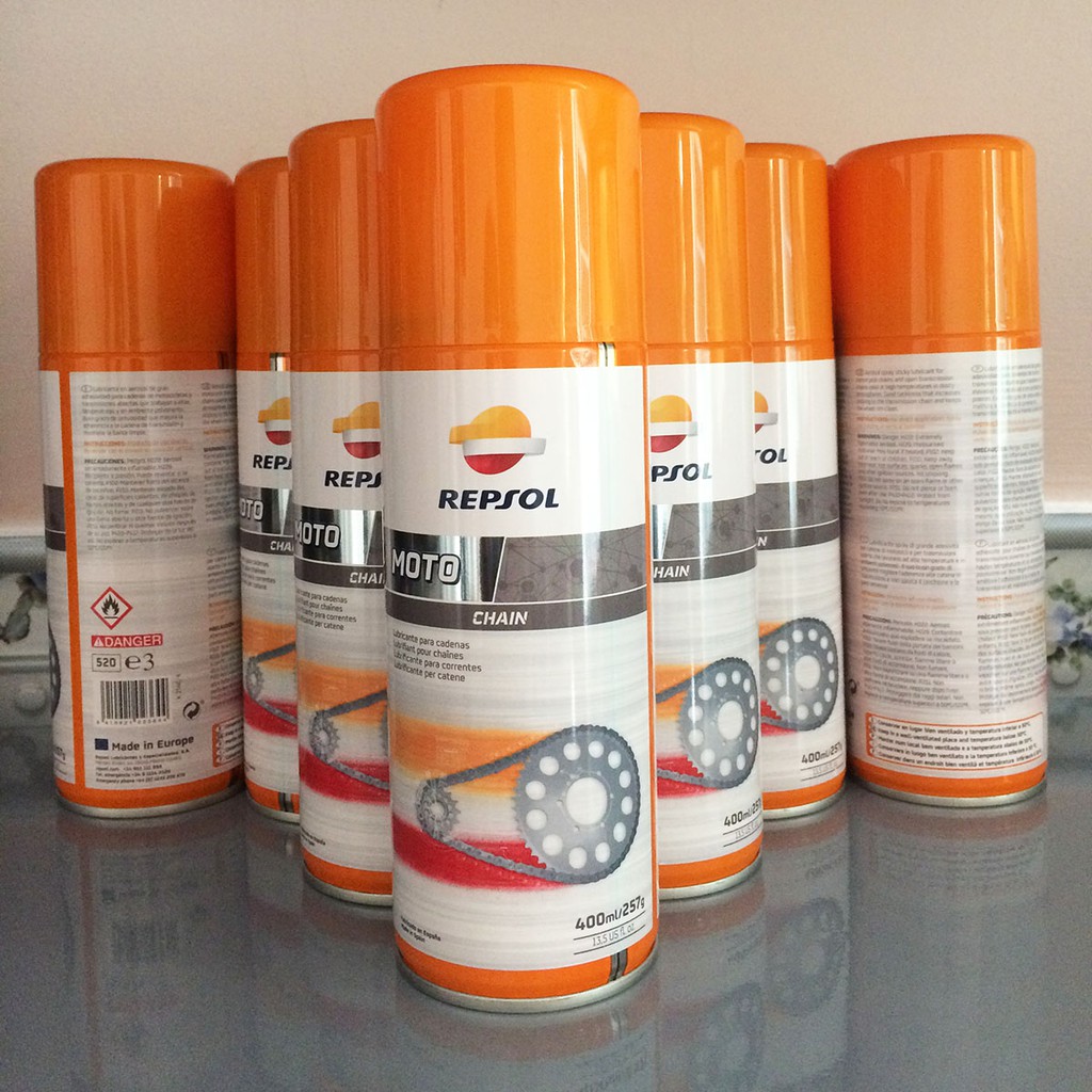 [KM HOT] Chai Xịt Dưỡng Sên, Bôi Trơn Sên Repsol Moto Chain