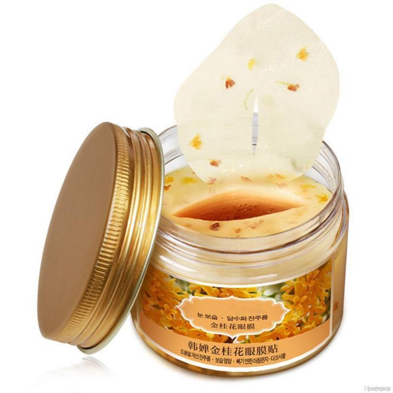 Set 80 Mặt Nạ Mắt Chiết Xuất Hoa Mộc Tê Vàng Dưỡng Ẩm Làm Săn Chắc Da Chống Bọng Mắt Và