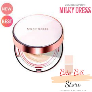 Phấn nước trang điểm che khuyết điểm SPF50+, PA+++ Milky Dress