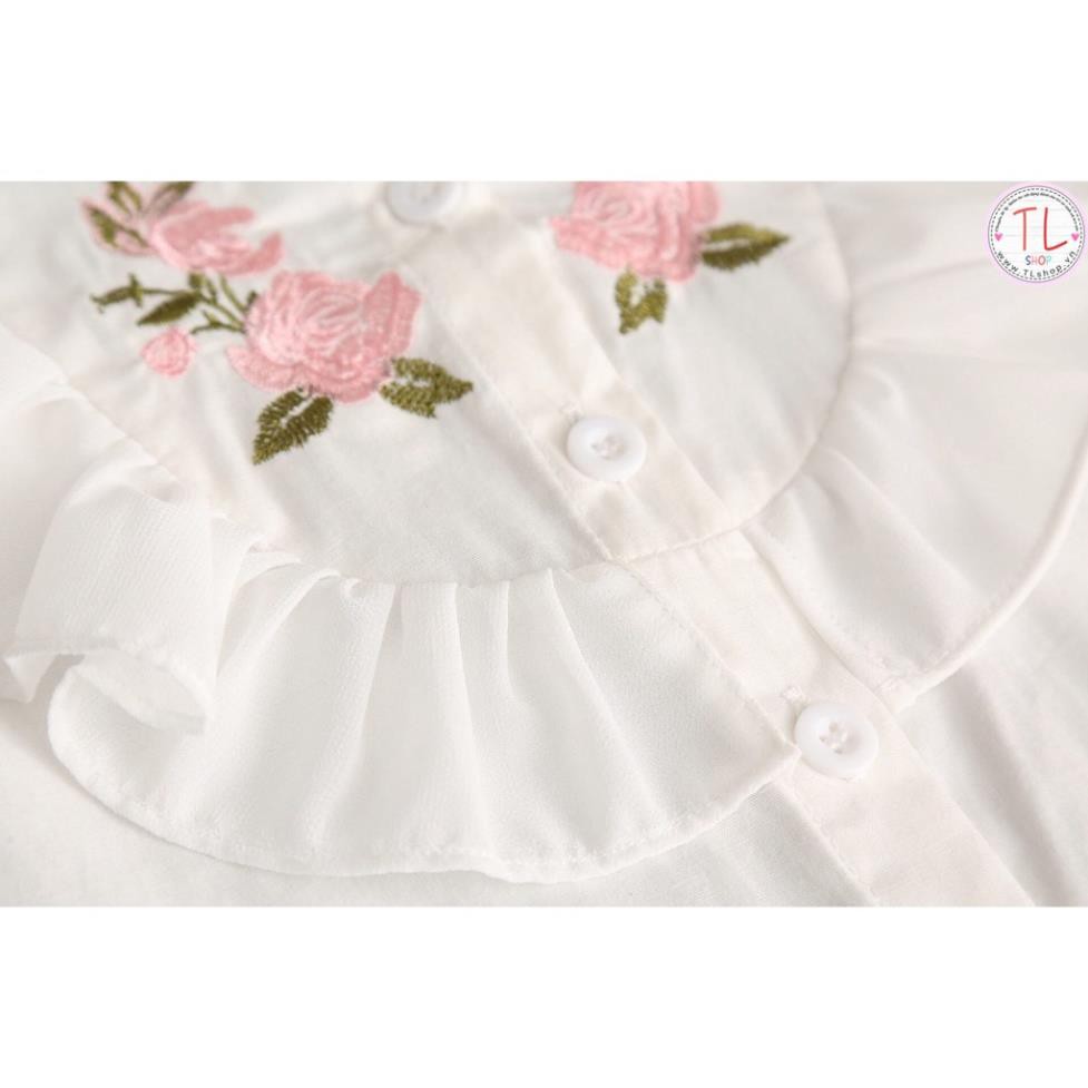 Set bộ sơ mi xinh xắn cho bé
