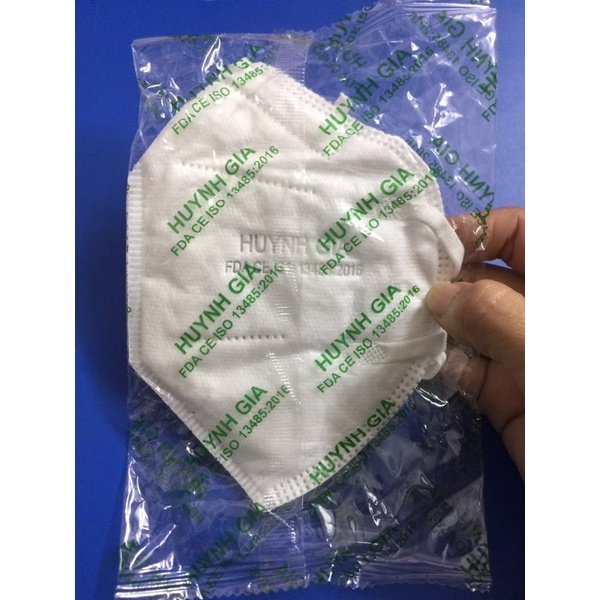 Khẩu Trang Huỳnh Gia N95 Kháng Khuẩn Kháng Bụi Mịn Chuẩn Mỹ, Châu Âu