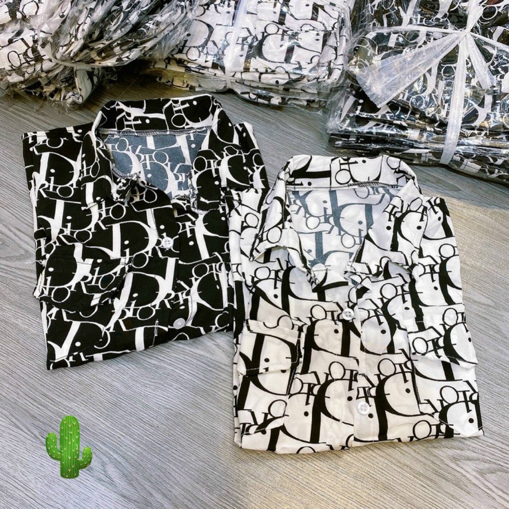 ÁO SOMI NỮ DIOR TAY DÀI