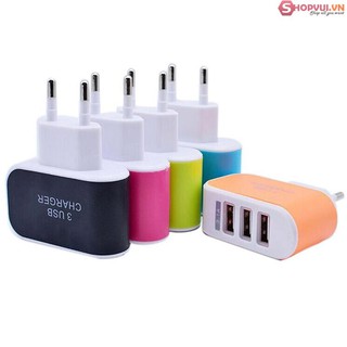 👙 Cốc sạc 3 cổng usb 3.1a