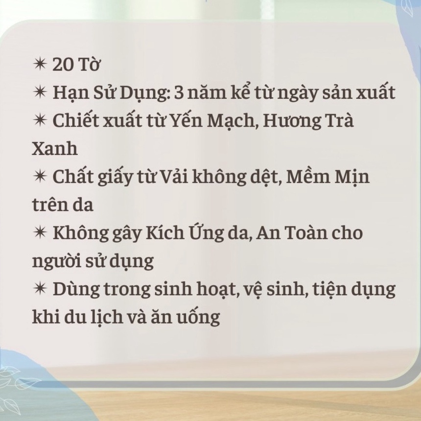 Khăn Giấy Ướt Mini Bỏ Túi Choice Lotte 20 Miếng  - QNi Shop
