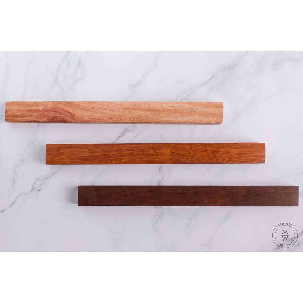 Thanh treo dao gỗ tự nhiên dán tường Modo Wood - Dụng cụ nhà bếp - Không cần khoan